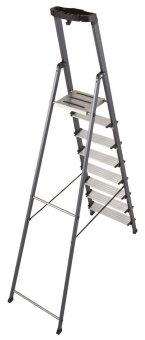 KRAU SECURO-Alu-Leiter 8 Stufen   126467 
