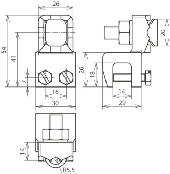 DEHN Anschlussklemme              370014 