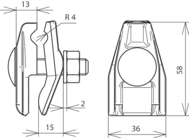 DEHN Anschlussklemme RG           371007 