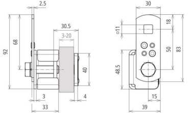 Dehn 372330 AKK AL B11.11 KBF 3 20 STTZN 