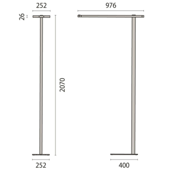 PII LED-Stehleuchte 4000K  8726741598410 