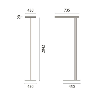 PIL LED-Stehleuchte 2700 -6200K  3101692 
