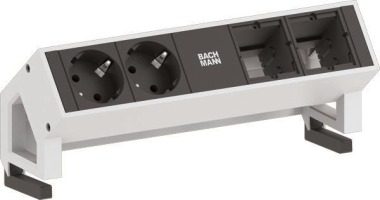 Bachmann DESK2 2xSchuko 2xABD    902.211 