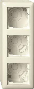 GIRA 106301 AP-Gehäuse 3fach+Rahmen 