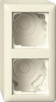 GIRA 106201 AP-Gehäuse 2fach+Rahmen 