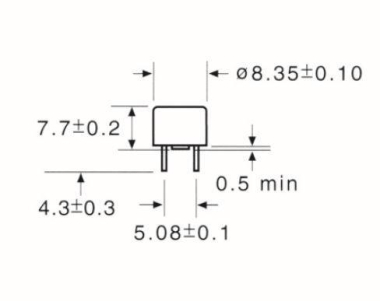 S&H Kleinstsicherung 8,35x7,7mm    62845 