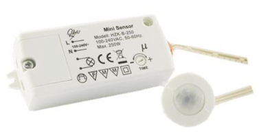 S&H Bewegungsmelder Mini max.250W  50505 