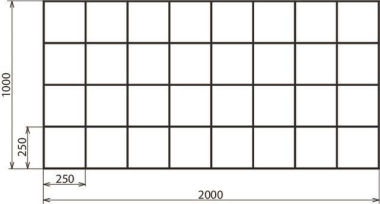 Dehn 618214      GMA 250 2000X1000X4 V4A 