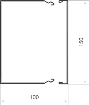 Hager Brandschutzkanal   FWKP1001500VERZ 