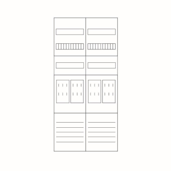 EATON ZSD-Z27B0019 Zählerfeld 2-  113074 