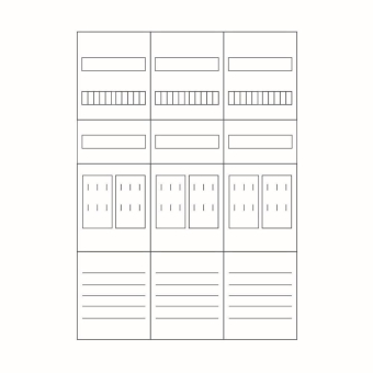 EATON ZSD-Z37B0022 Zählerfeld 3-  113077 