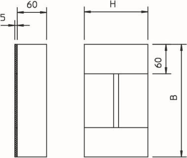 OBO BSK-E120511 Endstück f.BSK I120/E90 