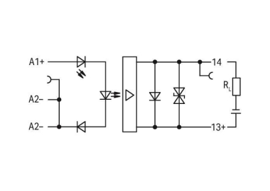 WAGO 859-740 Optokopplermodul, 