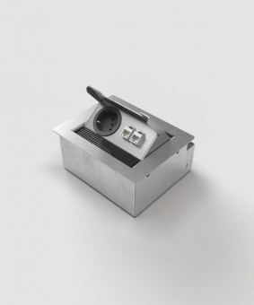 BS Tischsteckdose 3202E 2x     3202E-1-1 