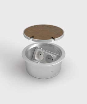 BS Bodensteckdose 9902A 2x     9902A-1-3 