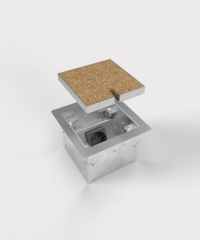 BS Bodensteckdose 8501B 1x     8501B-1-0 