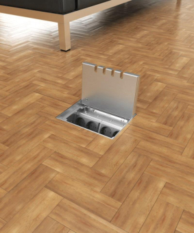 BS Bodensteckdose 8904B 3x     8904B-2-0 