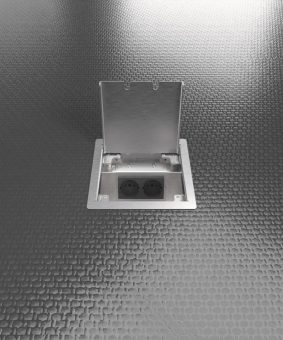 BS Bodensteckdose 8502E 2x     8502E-1-1 