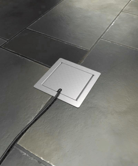 BS Bodensteckdose 8501E 1x     8501E-1-1 