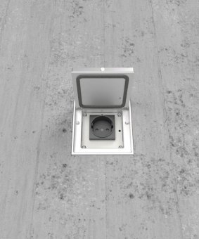 BS Bodensteckdose 8701A 1x     8701A-1-3 