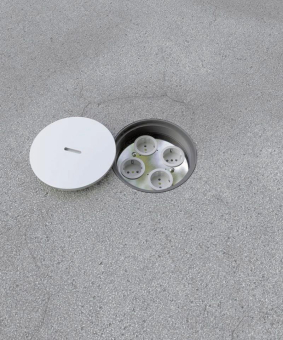 BS Bodensteckdose 7704A 4x     7704A-1-3 