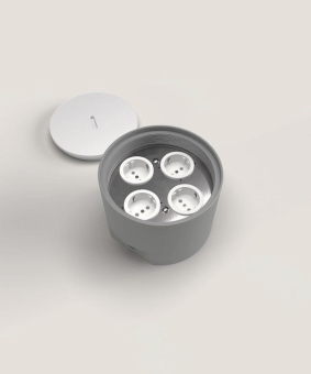 BS Bodensteckdose 7704A 4x     7704A-1-3 