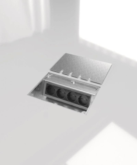 BS Bodensteckdose 8804E 3x     8804E-2-1 