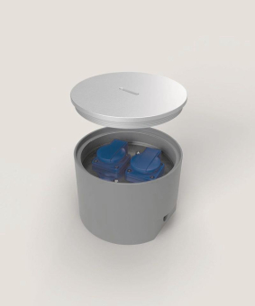 BS Bodensteckdose 7702A 2x     7702A-1-3 