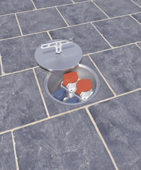 BS Bodentank 7022A 2x Schuko,  7022A-1-3 