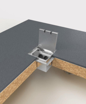 BS Bodensteckdose 8902H 2x     8902H-1-0 