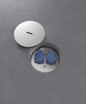 BS Bodensteckdose 7702A 2x     7702A-1-3 