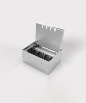 BS Bodensteckdose 8904B 3x     8904B-2-0 