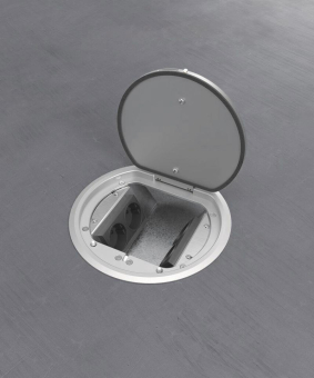 BS Bodensteckdose 8604A 3x     8604A-2-3 