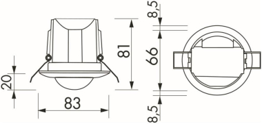 BEG PD3N-1C-NO-PF-DE weiß          92576 