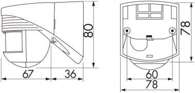 BEG Luxomat AP Bewegungsmelder     91011 