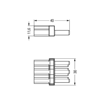 WAGO 770-603 Zwischenkupplung, 