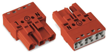 WAGO 770-1313 Stecker,3-polig,Kod. P,rot 