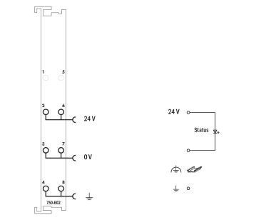 WAGO 750-602 Potentialeinspeisung,DC 24 