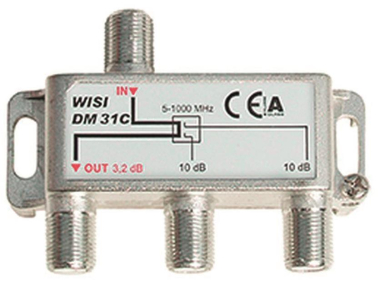 WISI Abzweiger 2-fach 5-1000MHz    DM31C 