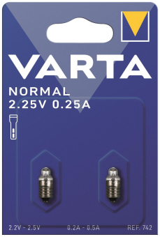 VARTA Argonlampe 2,25V 0,25A         742 