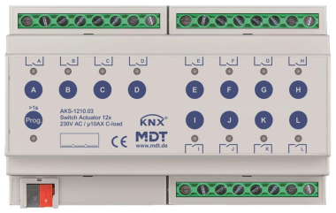 MDT AKS-1210.03 Schaltaktor 12fach 8TE 
