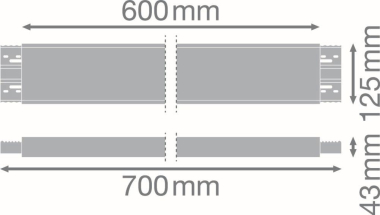LEDV Linear Indiviled Verbinder weiss 