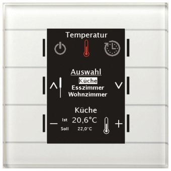 MDT BE-GBZW.01 Glas Bedienzentrale Smart 