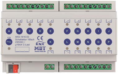 MDT AKS-1616.03 Schaltaktor 16fach 8TE 
