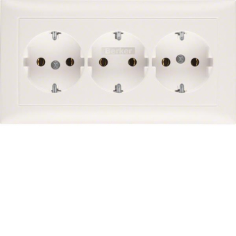 BER S1 Schuko Voll 3fach        47661909 