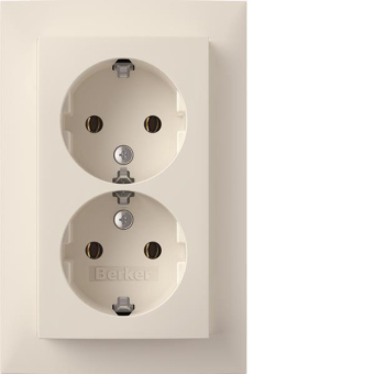 Berker Doppelsteckdose SCHUKO m 47741909 