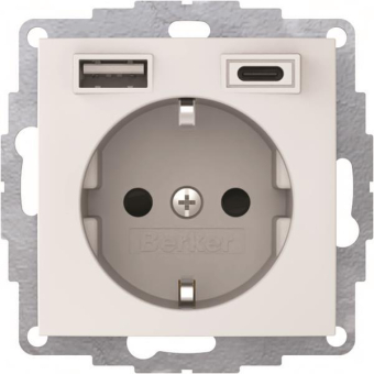 Berker Steckdose SCHUKO/USB A-C 48041909 