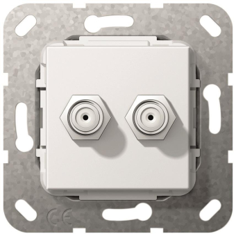 GIRA 565103 SAT-F-Buchse 2fach Kupplung 