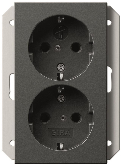 GIRA 273128 SCHUKO-Doppelsteckdose SH 