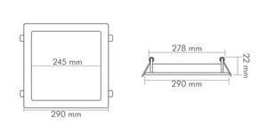 Nobile LED Panel Flat 300 Q   1503074146 